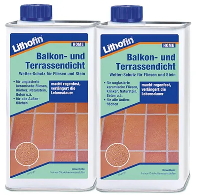 Produktbild von Lithofin Balkon- und Terrassendicht 2 x 1 Liter