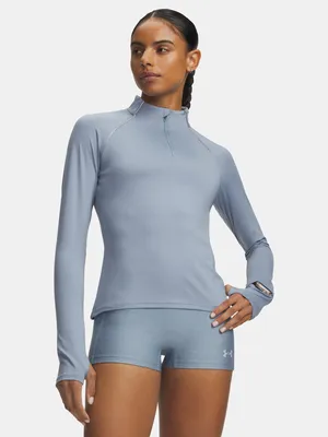 Produktbild von Under Armour Damen-T-Shirt UA Velociti mit halbem Reißverschluss MD