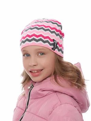 Obrázok produktu pre Dievčenská pletená čiapka 9413 malinová