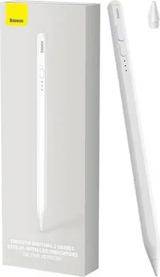 Zdjęcie produktu dla Aktywny rysik stylus do iPad Baseus Smooth Writing 2 SXBC060202 - biały