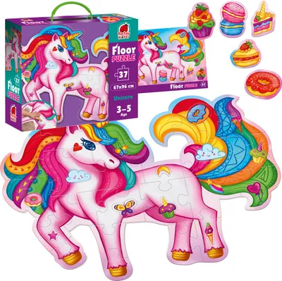 Produktbild von RK7010-03 Bodenpuzzle. Magisches Einhorn