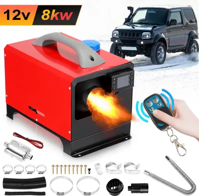Produktbild von TolleTour 12KW 8 kW Standheizung Diesel Auto Kraftstoff Diesel Standheizung Ölheizung Ölheizgerät Luftheizung Air Diesel Luft Dieselheizung Verbrennungsheizung mit LCD-Display & Fernbedienung