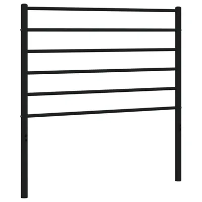Produktbild von vidaXL Ersatz-Kopfteil Metall Schwarz 80 cm