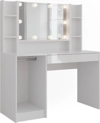 Zdjęcie produktu dla Stolik do przebierania Vicco Sherry Biały/biały wysoki połysk 119.8 cm 4 części, Model 57593