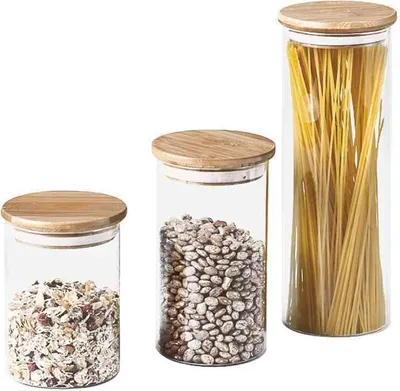Produktbild von Zeller-Presente Vorratsglas "Bamboo", 0,75 l