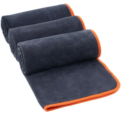 Immagine prodotto di Set di 3 asciugamani sportivi - Asciugamani in microfibra, 400 g/m² - Asciugamani per il fitness - Asciugamani da viaggio - Asciugatura rapida - Ultra leggeri, 40x80 cm - Asciugamani in microfibra