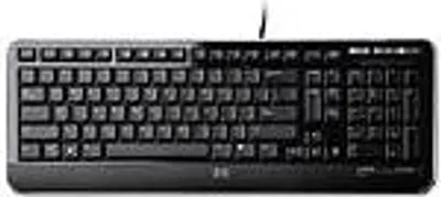 Obrázek produktu pro HP USB klávesnice pro počítač, Plná velikost (100 %), Kabel, USB, Černá