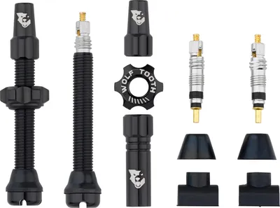 Zdjęcie produktu dla Zawór bezdętkowy, Presta - czarny - 44 mm