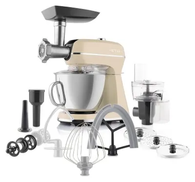 Obrázek produktu pro Eta STORIO II, 5 l, Béžová, Páčka, Otočné, Náklon, 1,4 l, Míchání, Hnětění, Míchání, Míchání, 1,4 m