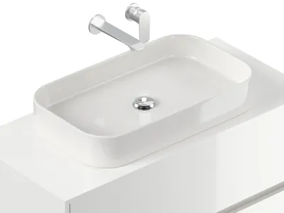 Produktbild von Aufsatz-Waschtisch Sofia 66 cm : Weiss