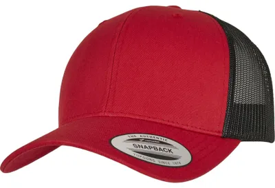 Produktbild von Flexfit Uni Retro Trucker 2-Tone Baseballkappe, red/Black, one Size