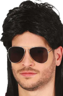 Immagine prodotto di Fiestas Guirca - Parrucca da uomo FG945 (Taglia unica) (Nero)