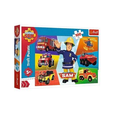 Obrázek produktu pro TREFL Puzzle 100 VOZIDEL FIREMAN SAMA 16354