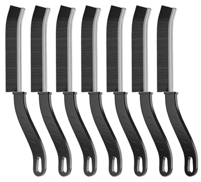 Produktbild von Fugenbürsten-Set für Bad und Küche – 7 Stück mit Borsten aus Hartmaterial