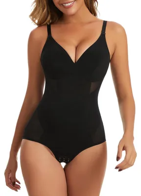 Produktbild von Body Shaper Damen, figurformend, Größe M, schwarz, Shapewear für die Taille