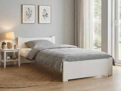 Obrázek produktu pro Postel IKAROS 80x200, bílá, lamel. rošt, matr. Sommera 18cm