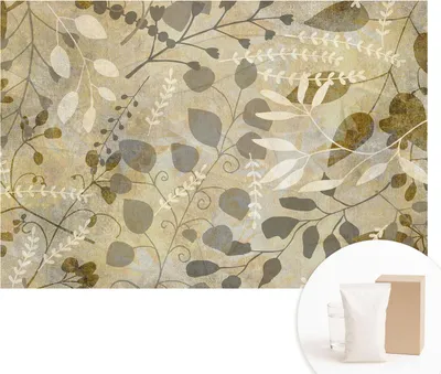 Obrázek produktu pro Samolepicí fototapeta – nástěnné malby do obývacího pokoje – 104 x 70 cm – dekorativní fólie na stěny – moderní design pro výzdobu stěn – tapety do interiérů – větvičky