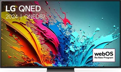 Produktbild von LG QNED 75QNED87T6B, 190,5 cm (75"), 3840 x 2160 Pixel, QNED, Smart-TV, WLAN, Schwarz, Silber