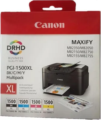 Obrázok produktu pre Canon PGI-1500XL multipack čierna, žltá, azúrová, purpurová