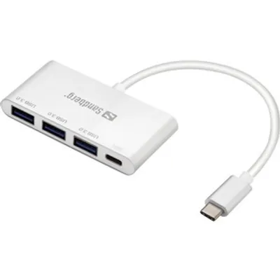 Produktbild von Sandberg Usb-C To 3Xusb 3.0 Hub+Pd