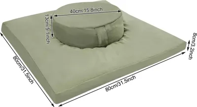 Produktbild von Meditationskissen Set, für Zuhause, grün
