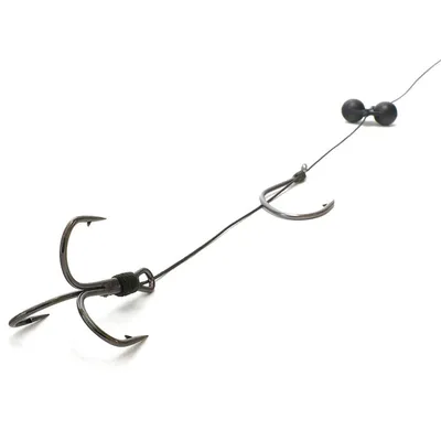 Obrázek produktu pro Monster Cat Návazec na sumce Kotva, jednoduchý háček s chrastítkem 6/0 /100 kg / 100 cm
