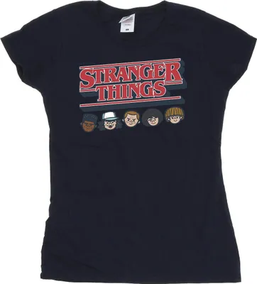 Produktbild von Netflix - "Stranger Things" T-Shirt für Damen BI40152 (XL) (Marineblau)