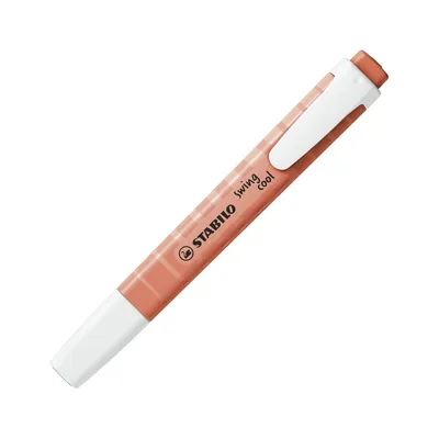 Obrázok produktu pre STABILO swing cool Pastel, 1 kusov, Koral, Hrot dláta, Koral, Biela, Obdĺžnik, 1 mm