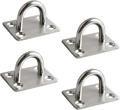 Immagine prodotto di Omgoods - Set di 4 ganci a soffitto in acciaio inossidabile per carichi pesanti