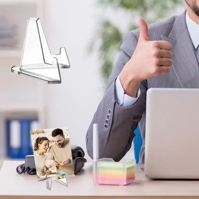 Produktbild von Transparente Kartenanzeigeständer - Kleiner Acryl Visitenkartenorganizer für Medaillen und Sportkarten - 30 Karten - 55 cm Kartenständer