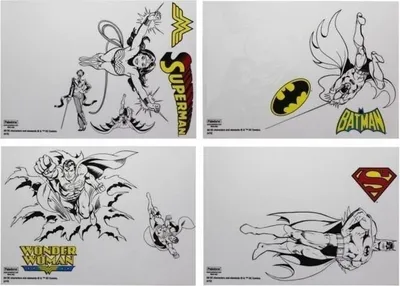 Immagine prodotto di Paladone Dc Comics Adesivo 18 Unità Taglia Unica