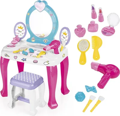 Produktbild von DOLU Unicorn Schminktisch mit Stuhl und Zubehör 2568 25685