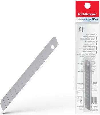 Produktbild von Ersatzklingen für Cuttermesser 9mm im Dispenser 10 Stück