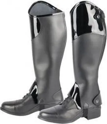 Produktbild von Harrys Horse Chaps schwarz mit Lack, size:M