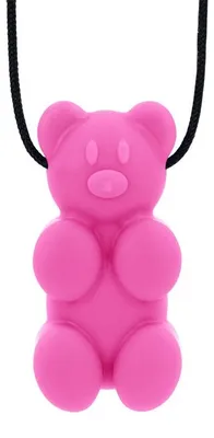 Produktbild von Ark Therapeutics Kaukkette Gummy Bear sensorisches Spielzeug rosa