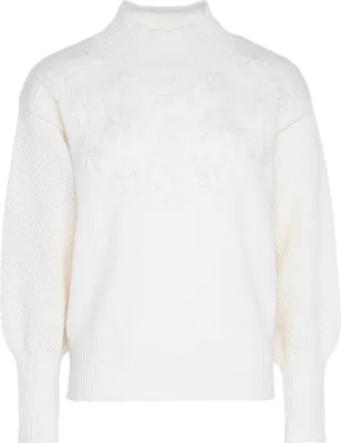 Produktbild von ebeeza damen pullover - wollweiss, M/L