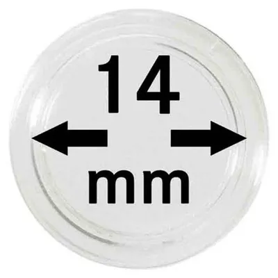 Produktbild von Lindner 2251014 Münzkapseln 14 mm-100er Pack
