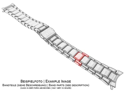 Produktbild von Festina | 1x Bandglied Edelstahl silberfarben | F20603