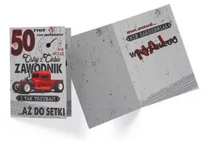 Zdjęcie produktu dla Karnet 50 Urodziny
