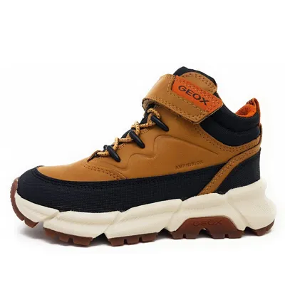 Zdjęcie produktu dla Geox chłopięce buty za kostkę J36LCG 0MEFU C2G9B Kolor: Żółty Rozmiar: 32