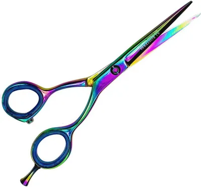 Produktbild von Haarschneideschere 5.0 Zoll - Friseurschere - Haarschere mit Titanbeschichtung