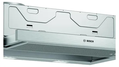 Image de Bosch Serie 2 DFM064W54 hotte Semi-intégrée (semi-encastrée) Métallique, Argent 388 m³/h