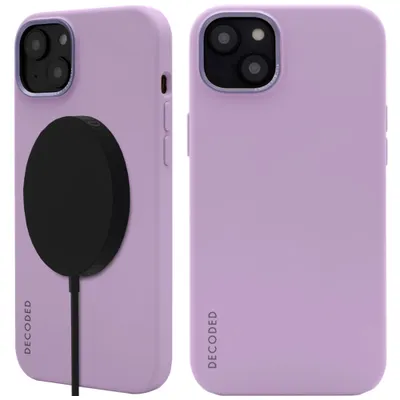 Produktbild von Decoded Antimikrobielle Silikon-Rückseite, Cover, Apple, iPhone 14 Plus, 17 cm (6.68"), Lavendel