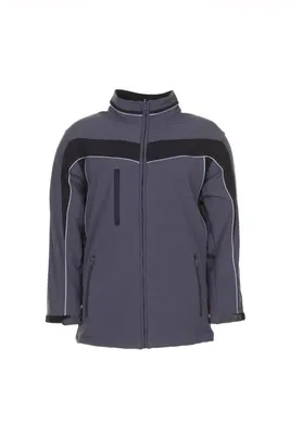 Produktbild von Planam Softshelljacke Plaline Gr. L schiefer/schwarz