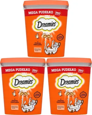 Produktbild von DREAMIES Mixed Flavours mit Huhn und Käse - Katzenleckerli - 350g