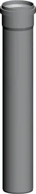 Produktbild von Wolf Abgasrohr DN60 einwandig 1000 mm, aus PP