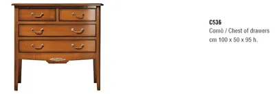 Produktbild von Holz Schrank Möbel Kommode Anrichte Sideboard Braun Kommoden Sideboards Massiv