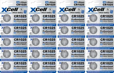 Obrázek produktu pro 20x knoflíkový lithiový článek CR1025 XCell 3V/25mAh (4x balení po 5 ks)