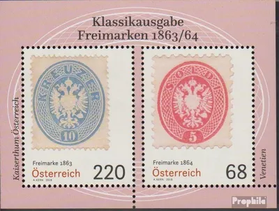 Produktbild von Briefmarken Österreich 2018 Mi Block98 (kompl.Ausg.) postfrisch Philatelie