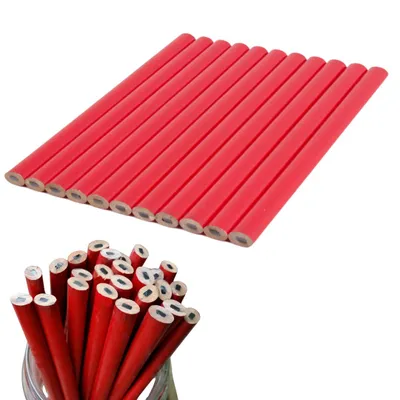 Produktbild von 12 Stück Zimmermannsbleistifte Bleistift Maurer Baubleistift Handwerker Tischler